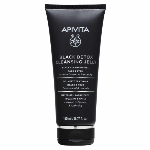 Apivita Μαύρο Gel Καθαρισμού Πρόσωπο Και Μάτια 150ml