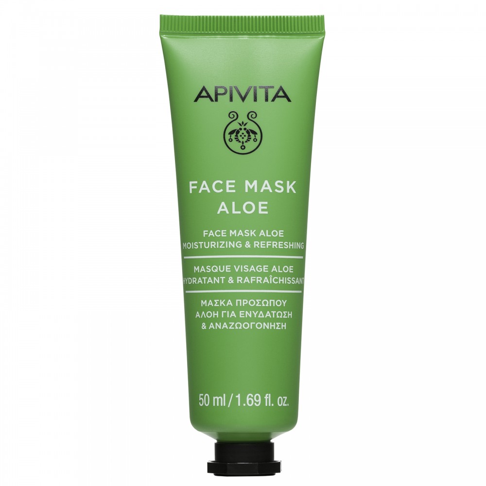 Apivita Μάσκα Προσώπου με Αλόη 50ml
