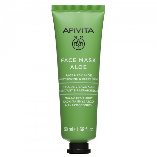 Apivita Μάσκα Προσώπου με Αλόη 50ml