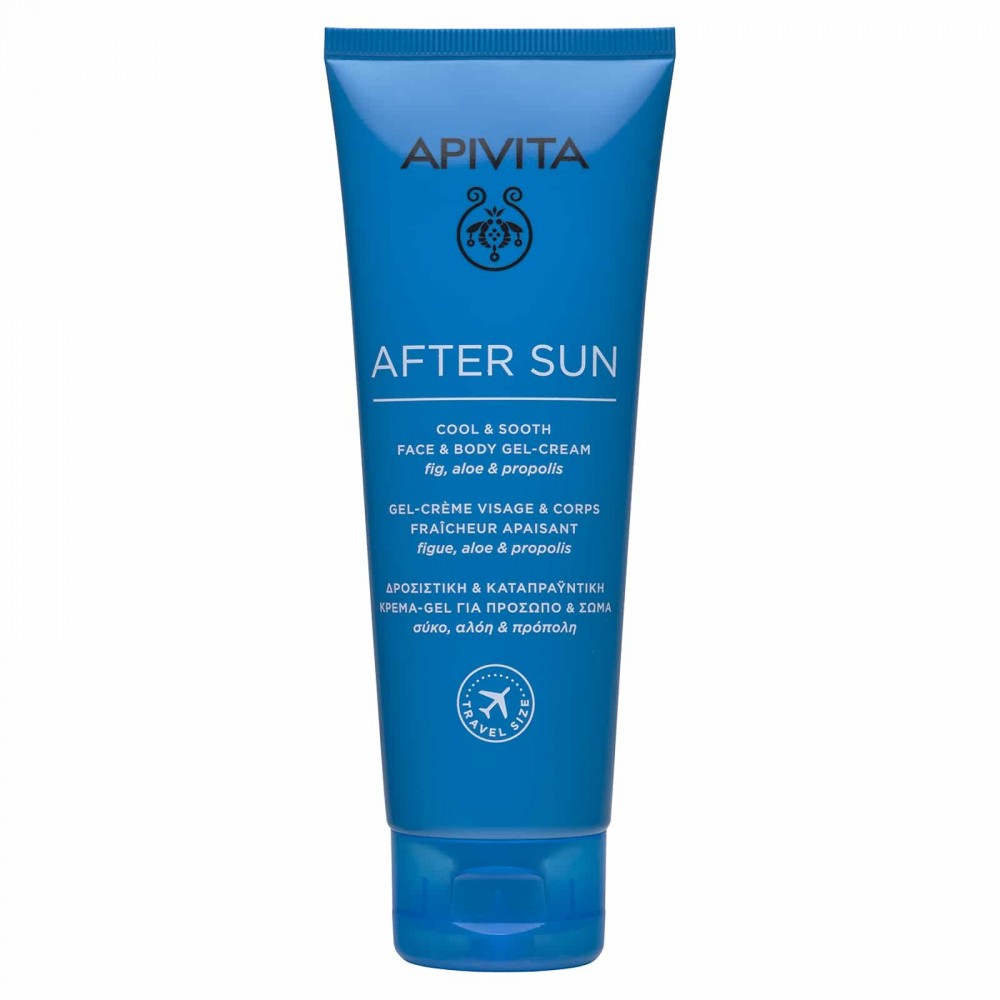 Apivita After Sun Δροσιστική & Καταπραϋντική Κρέμα-Gel Για Πρόσωπο & Σώμα 100ml