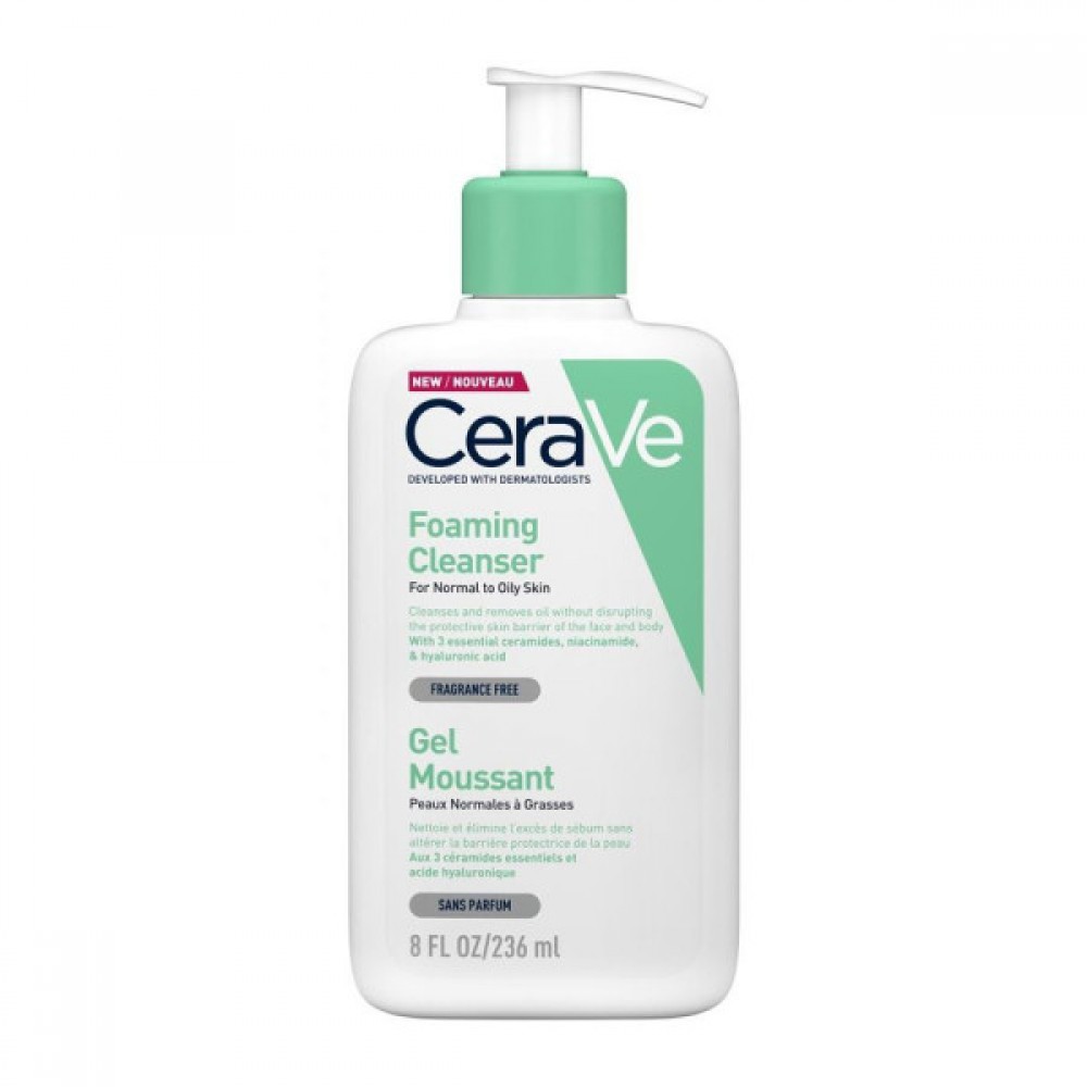 CeraVe Αφρίζον Gel Καθαρισμού για Πρόσωπο και Σώμα