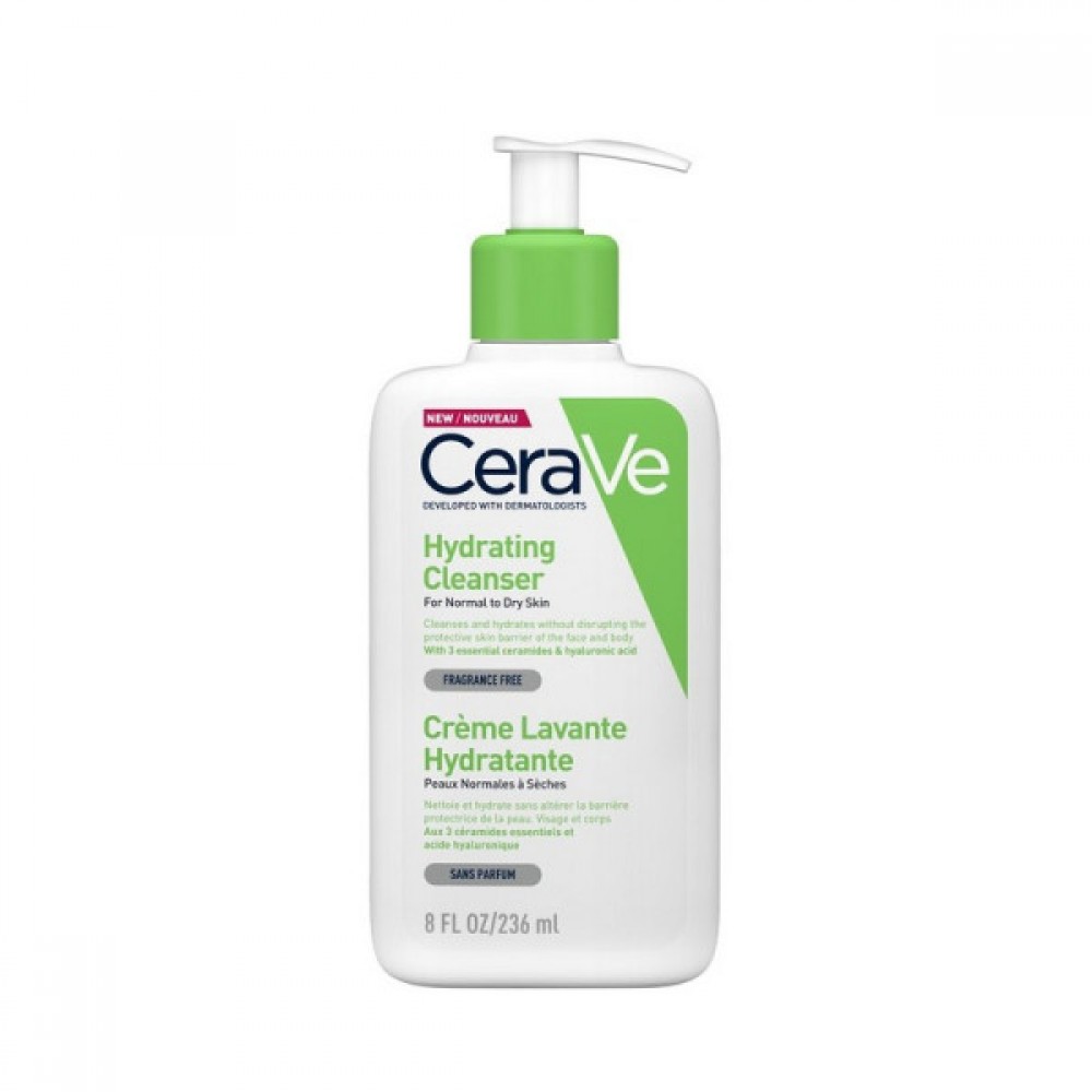 CeraVe Ενυδατική Κρέμα Καθαρισμού για Πρόσωπο και Σώμα