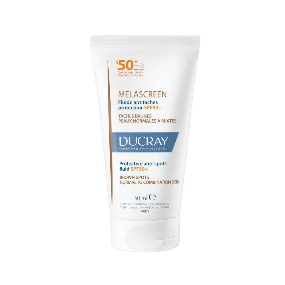 Ducray Melascreen SPF50+ Λεπτόρρευστη Αντηλιακή Κρέμα κατά των Κηλίδων 50ml