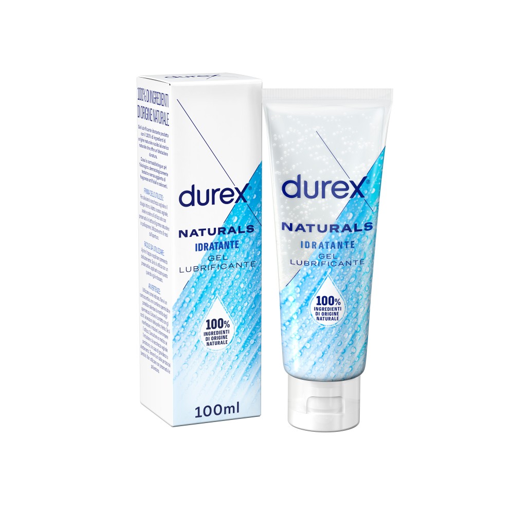 Durex Naturals Ενυδατικό Λιπαντικό Gel με 100% Φυσικά Συστατικά Και Υαλουρονικό Οξύ,100ml