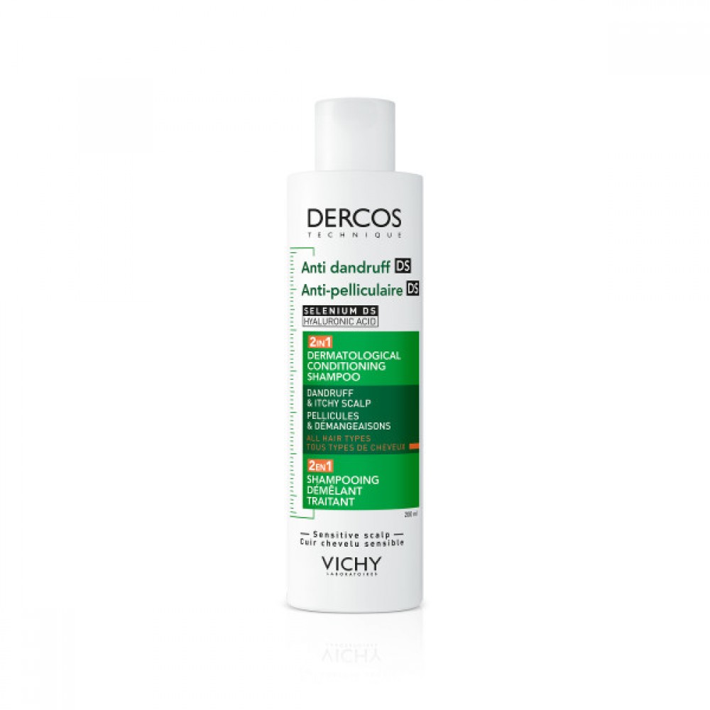 Dercos  2σε1 Σαμπουάν & Conditioner κατά της Ξηροδερμίας, της Πιτυρίδας και του Κνησμού 
