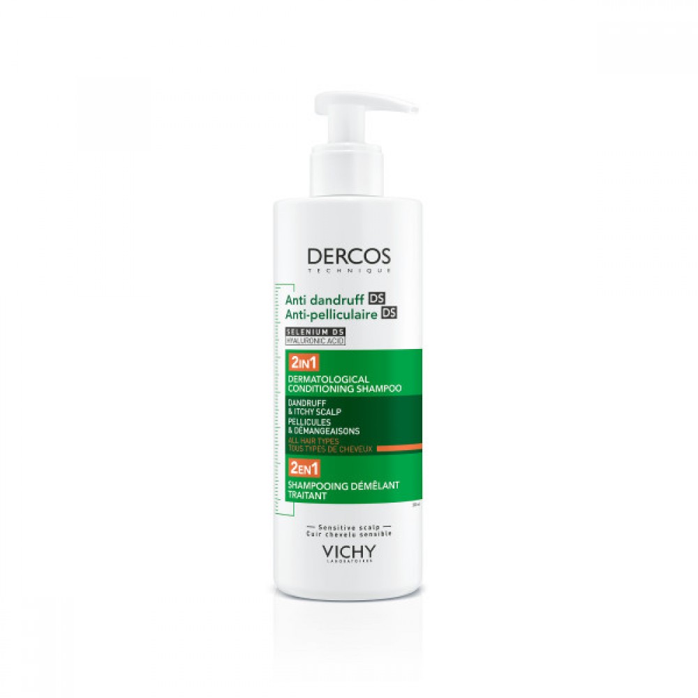 Dercos  2σε1 Σαμπουάν & Conditioner κατά της Ξηροδερμίας, της Πιτυρίδας και του Κνησμού 