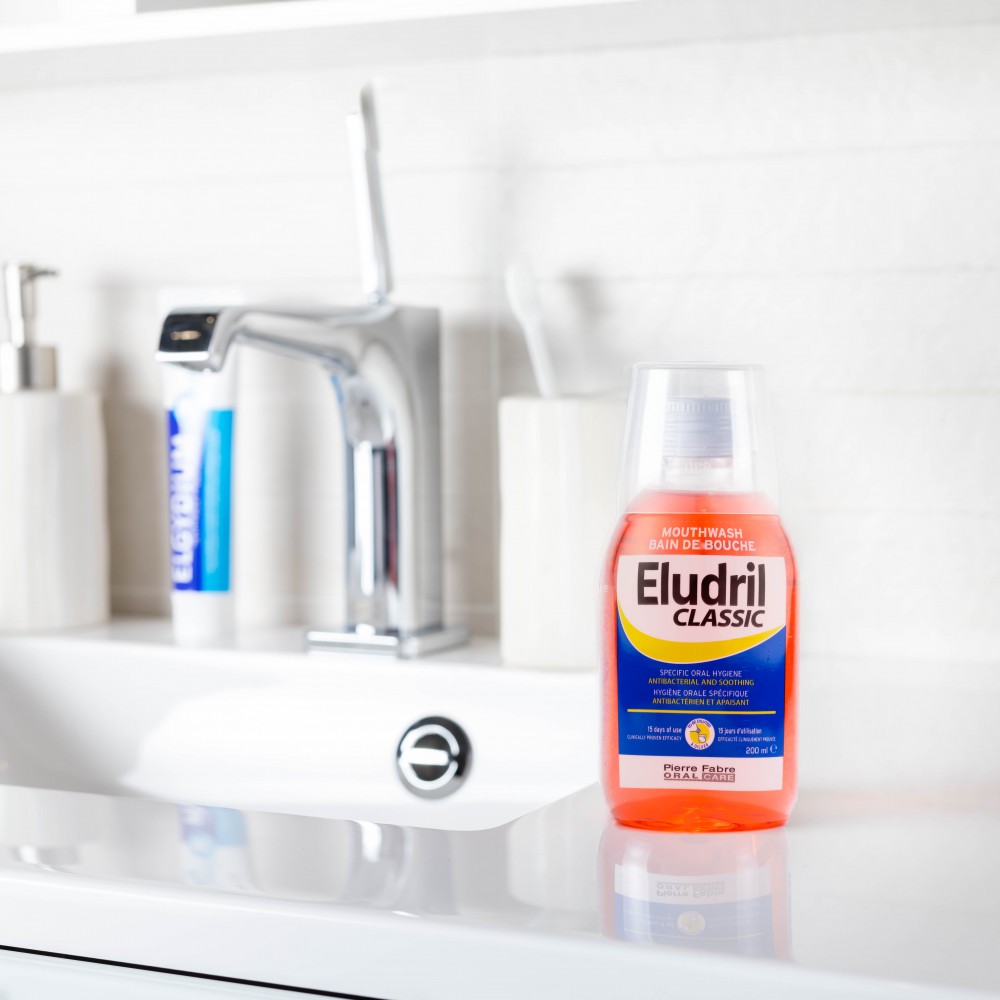 Elgydium Eludril Classic Στοματικό Διάλυμα για Καταπραϋντική και Βακτηριακή Προστασία 