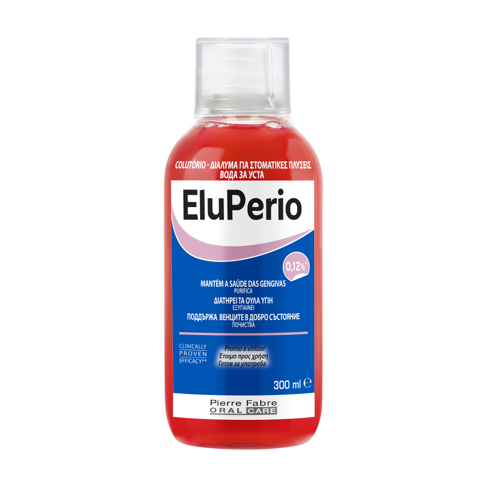 Elgydium Eludril EluPerio Εξυγιαντικό στοματικό διάλυμα 300ml