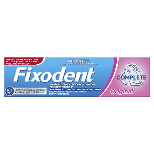 Fixodent Complete Original Στερεωτική Κρέμα για Τεχνητή Οδοντοστοιχία 47 g