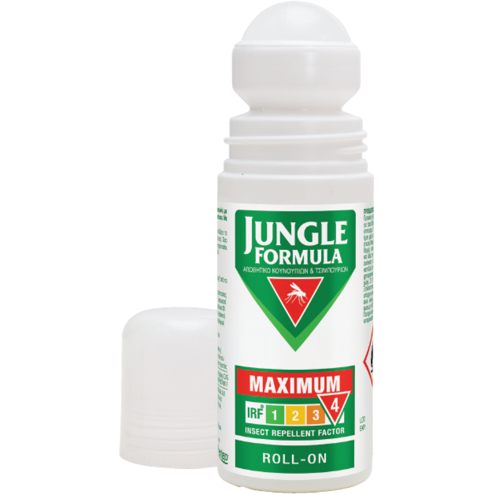 Jungle Formula Maximum Αντικουνουπικό Roll On 50ml