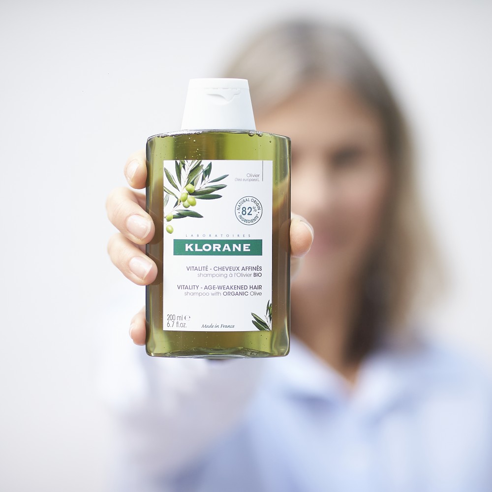 Klorane Σαμπουάν για Πυκνότητα και Ζωντάνια με Εκχύλισμα Ελιάς Λεπτά Μαλλιά 400ml