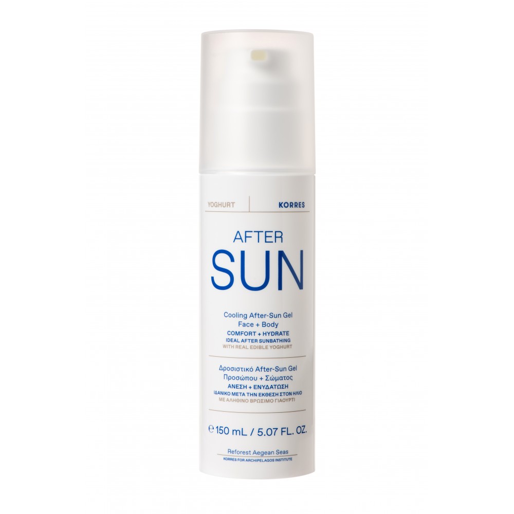 Korres  After Sun Gel Προσώπου & Σώματος Γιαούρτι 150ml