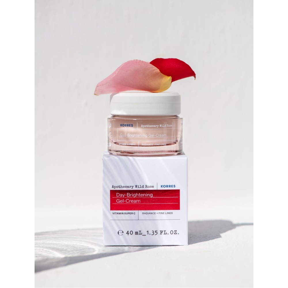 Korres Αγριο Τριανταφυλλο Λάμψη + Πρώτες Ρυτίδες Κρέμα-Gel 40ml