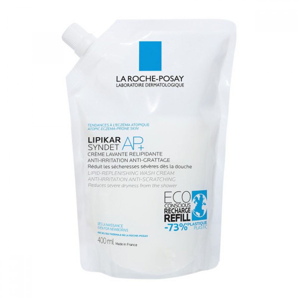 La Roche-Posay Lipikar Syndet AP+ Refill Κρεμώδες Αφρόλουτρο 400ml