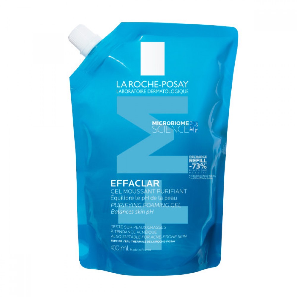 La Roche-Posay Effaclar Ανταλακτικό Καθαριστικό Προσώπου 400ml