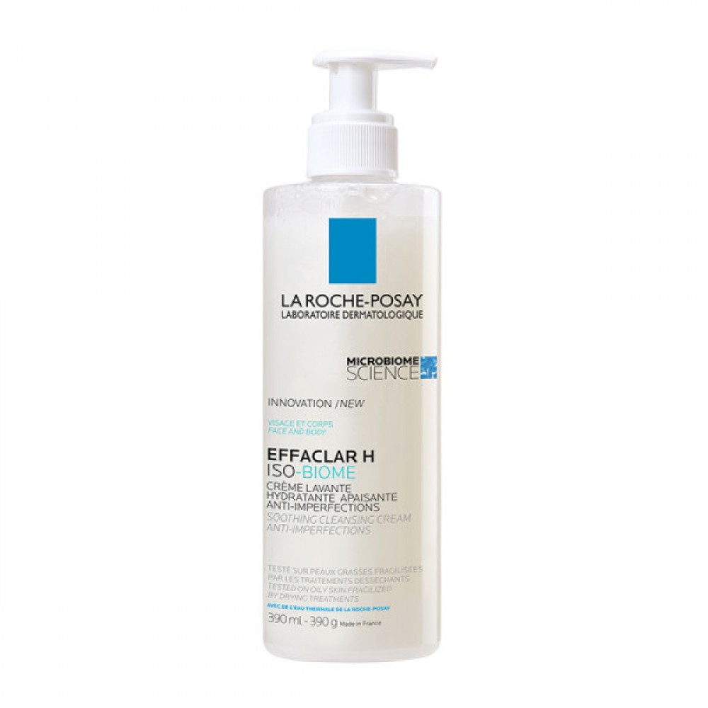 La Roche-Posay Effaclar H ISO-BIOME Κρέμα Καθαρισμού 400ml
