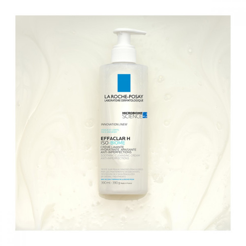 La Roche-Posay Effaclar H ISO-BIOME Κρέμα Καθαρισμού 400ml