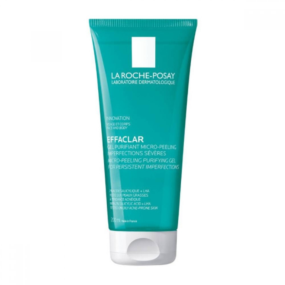La Roche-Posay Effaclar Μicro-Peeling Καθαριστικό Προσώπου 200ml