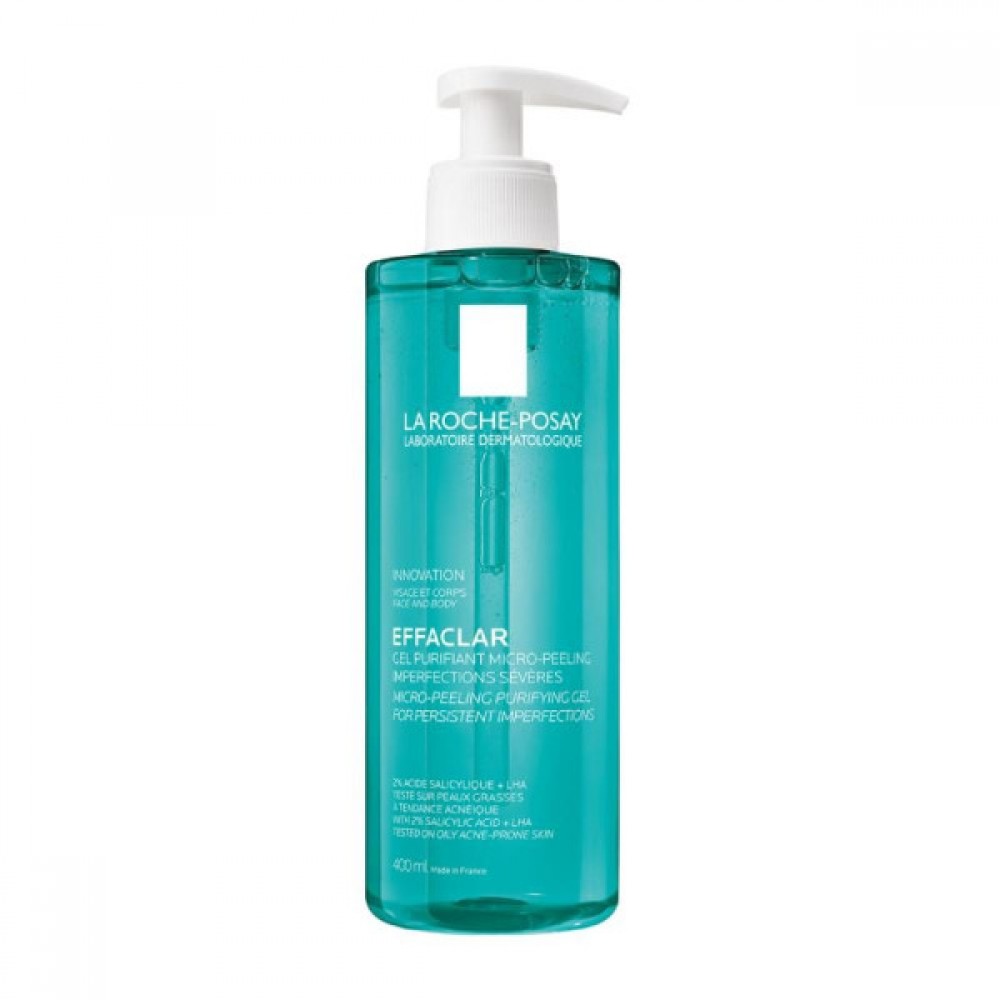 La Roche-Posay Effaclar Μicro-Peeling Καθαριστικό Προσώπου 400ml