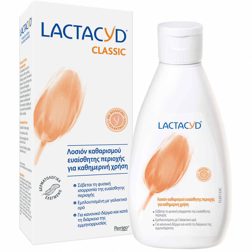 Lactacyd Classic Καθαριστικό Ευαίσθητης Περιοχής 300ml