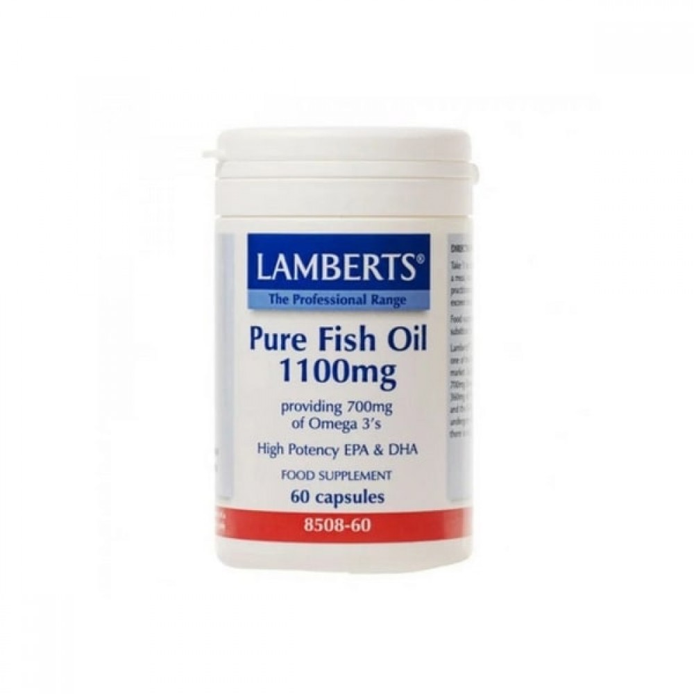 Lamberts Pure Fish Oil 1100mg  x60 κάψουλες