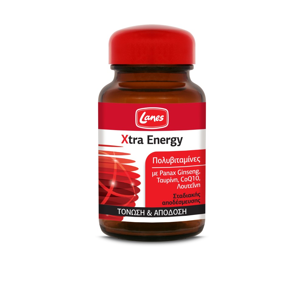 Lanes Xtra Energy Πολυβιταμίνη x30 ταμπλέτες