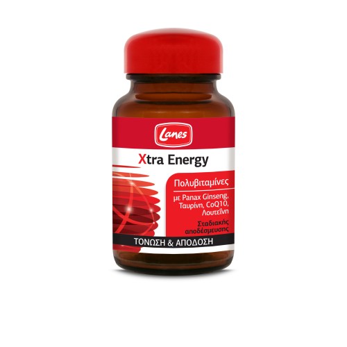 Lanes Xtra Energy Πολυβιταμίνη x30 ταμπλέτες