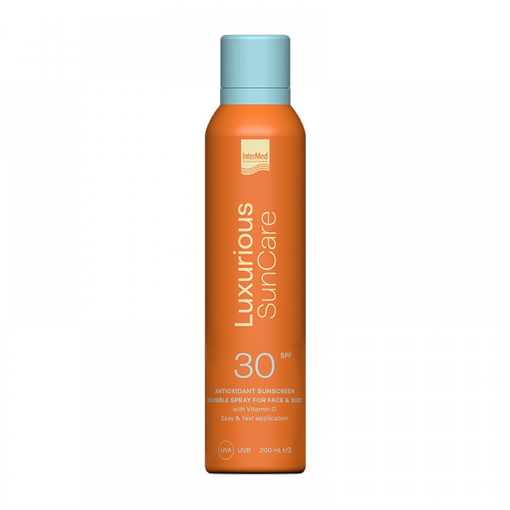 Luxurious Sun Αντηλιάκο Αόρατο Spray για Πρόσωπο και Σώμα SPF30+ 200ml