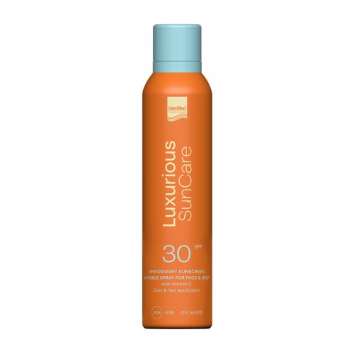 Luxurious Sun Αντηλιάκο Αόρατο Spray για Πρόσωπο και Σώμα SPF30+ 200ml