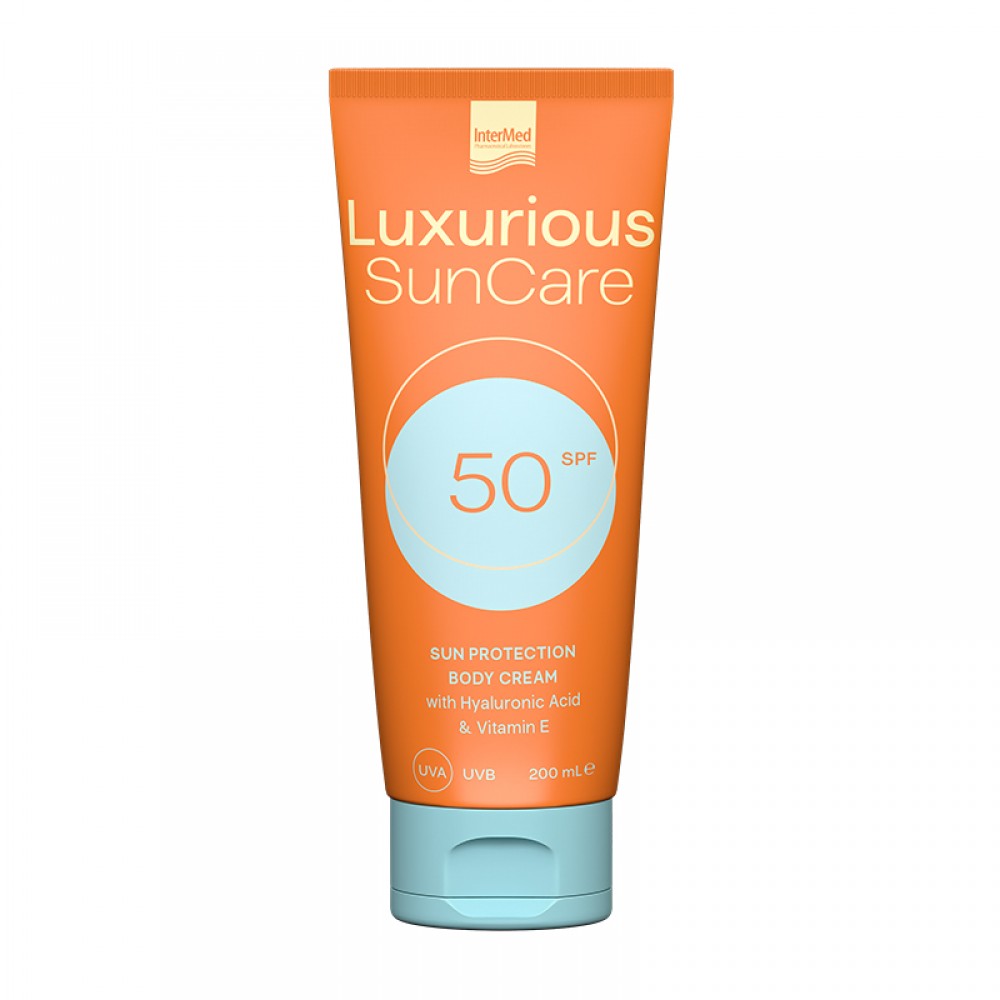 Luxurious Sun Αντηλιακή Kρέμα Σώματος SPF50 200ml