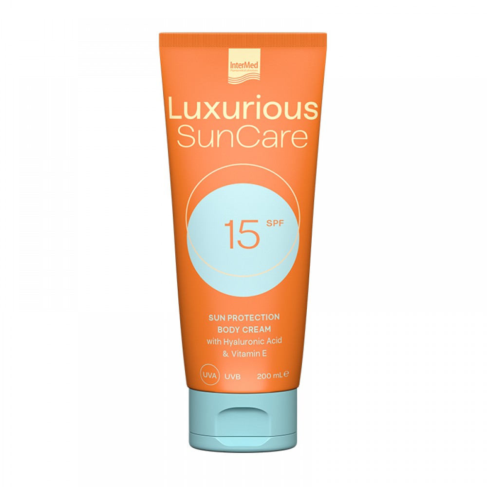Luxurious Sun Αντηλιακή Κρέμα Σώματος SPF15 200ml