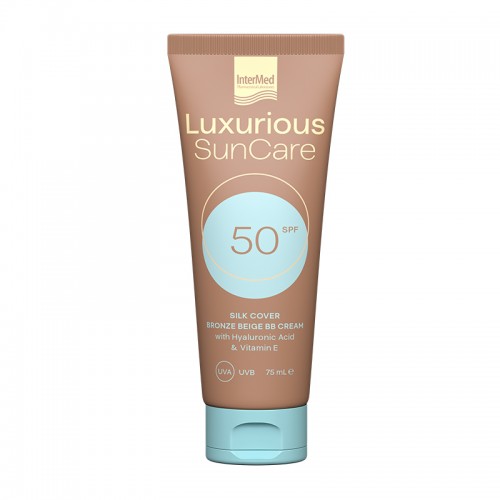 Luxurious Sun Αντηλιακή Κρέμα Προσώπου SPF50 με Χρώμα Bronze Beige 75ml