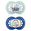 MAM Πιπίλα Ι Love Mummy & Daddy Σιλικόνης 16+ μηνών