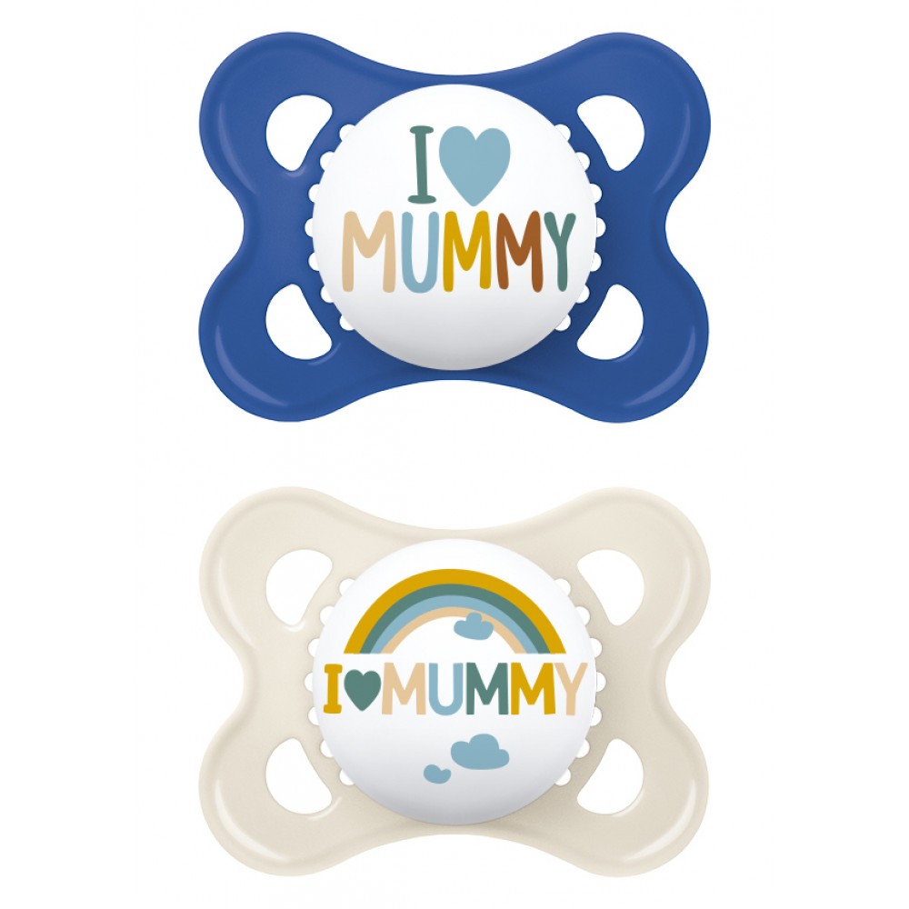 MAM Πιπίλα Ι Love Mummy & Daddy Σιλικόνης 2-6 μηνών