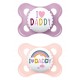 MAM Πιπίλα Ι Love Mummy & Daddy Σιλικόνης 2-6 μηνών