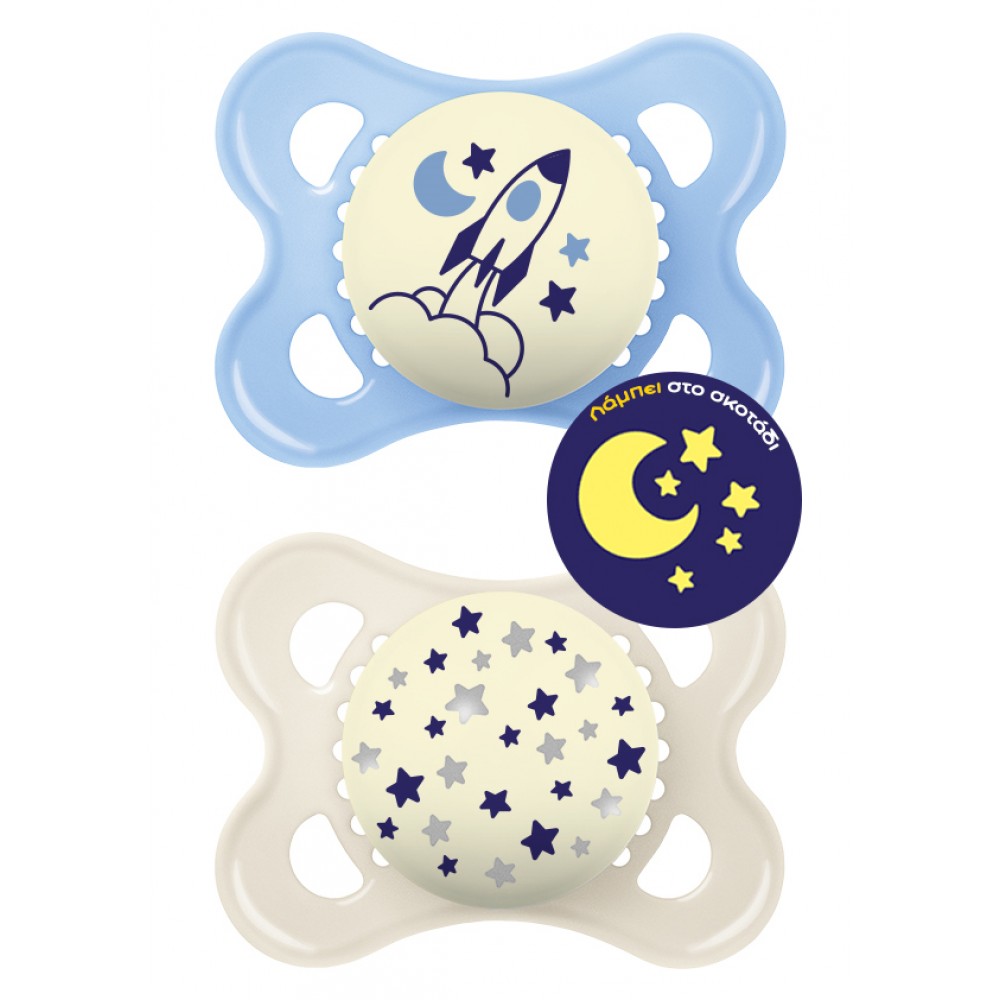 MAM Πιπίλα Original Night Σιλικόνης 2-6 μηνών