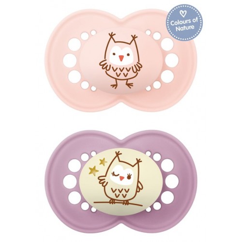 MAM Πιπίλα Day & Night Σιλικόνης 16+ μηνών