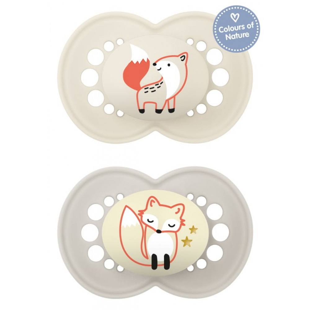 MAM Πιπίλα Day & Night Σιλικόνης 16+ μηνών