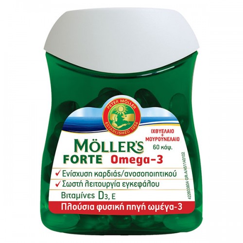MOLLER'S Forte Ωμεγα-3 x60 κάψουλες