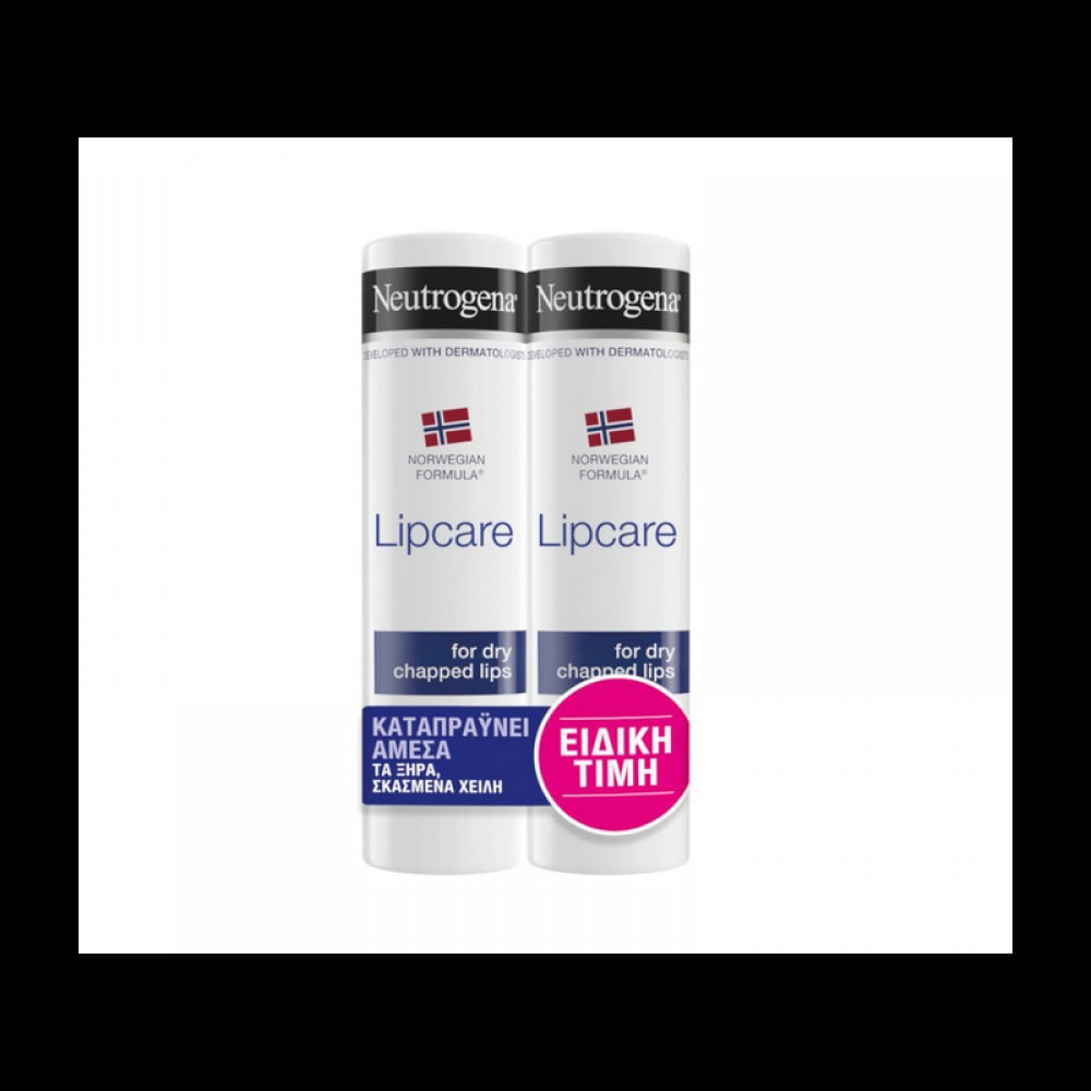 Neutrogena Lipcare Ενυδατικό Στικ Χειλιών 2x4.8g