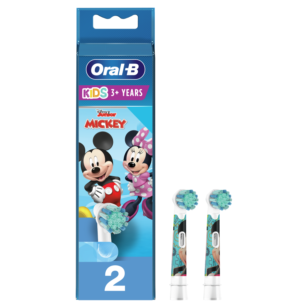 Oral-B Ανταλλακτικές Κεφαλές Disney Παιδικής Ηλεκτρικής Οδοντόβουρτσας 2 τμχ