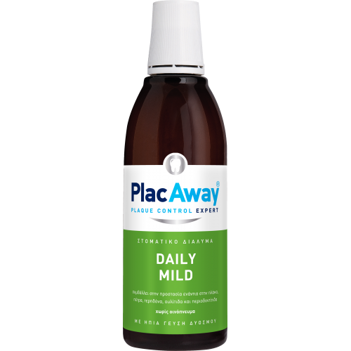 Plac Away στοματικό διάλυμα με ήπια γεύση Daily Mild 500ml