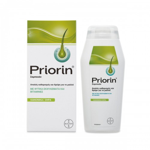 Priorin Σαμπουάν Θρέψης για Κανονικά-Ξηρά Μαλλιά 200ml