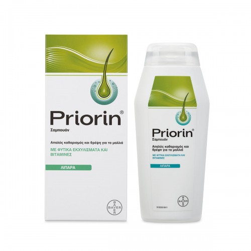 Priorin Σαμπουάν Θρέψης για Λιπαρά Μαλλιά 200 ml