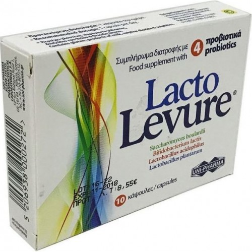 Lacto Levure with Prebiotics 10 κάψουλες