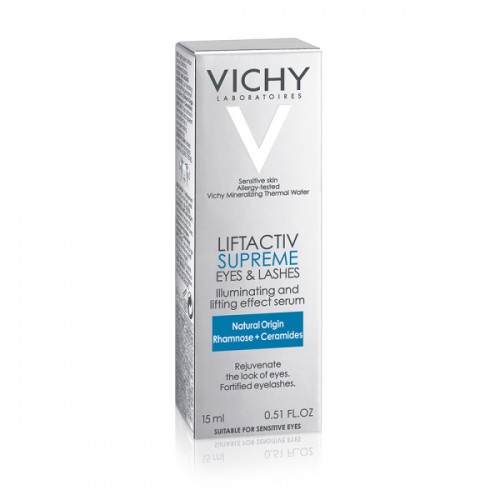 Vichy Liftactiv Supreme Αντιρυτιδικός Ορός για Μάτια & Βλεφαρίδες 15ml