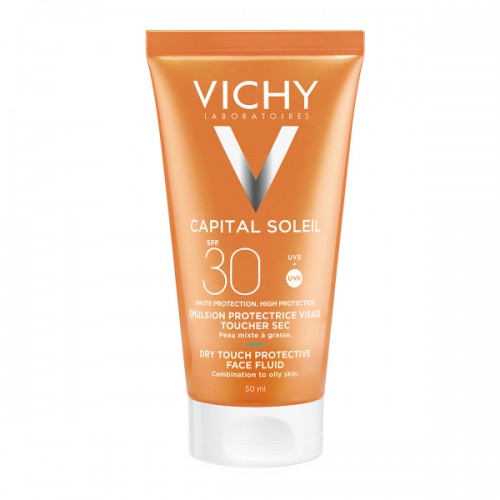Vichy Αντηλιακό Προσώπου Dry Touch για Ματ Αποτέλεσμα SPF30 50ml