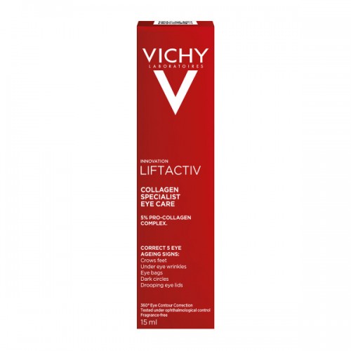 Vichy Liftactiv Collagen Specialist Κρέμα Ματιών 15ml