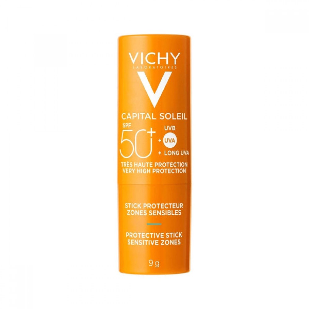 Vichy Αντηλιακό Stick για Ευαίσθητες Ζώνες SPF50+ 9ml