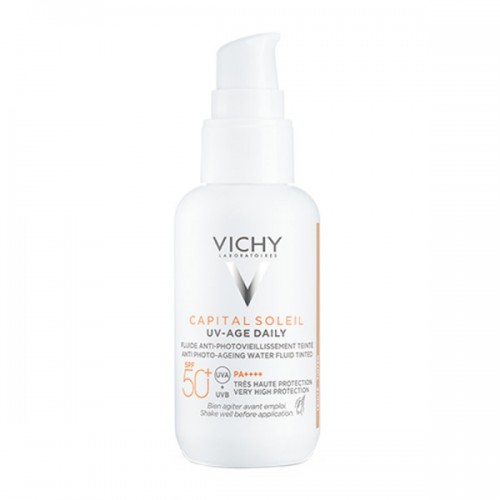 Vichy Αντηλιακό Προσώπου UV-AGE Κατά της Φωτογήρανσης Με Χρώμα SPF50+ 40ml